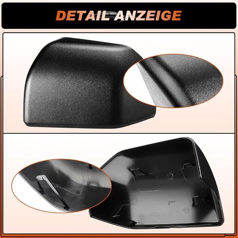 Glossy Black Mirror Cover Caps Rearview Side Mirror Covers Fit for BMW G20 G21 G30 G31 G11 G12 G14 G15 G16 2017 2018 2019 2020 2021 2022 Left Driver Side Right Passenger Side-2 PCS in Kuwait