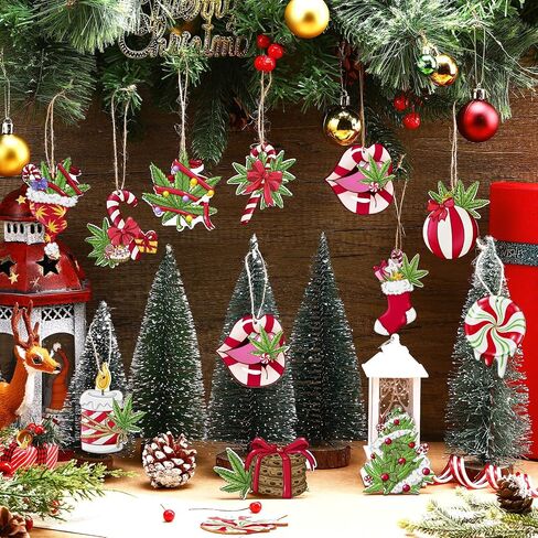 36 Pcs Christmas in July Ornaments Beach Surfboard Flamingo Hibiscus Santa Claus Xmas Wood Cutouts Tropical Hawaii Christmas in July Decorations for Tree Home Wreath Party Decor in Kuwait