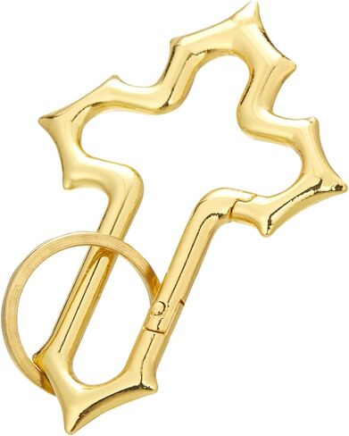 Cross Carabiner Clip Key Cains COOM COOL DANENT Y2K Silver Christian Keychain RING ENDORSOTILER BESTORIS in Kuwait