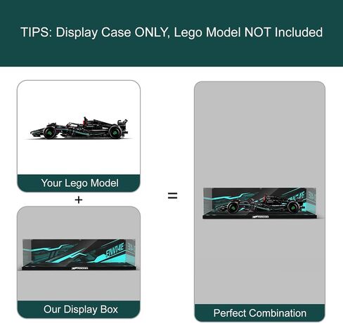Clear Acrylic Display Case for Lego 42141 McLaren Formula 1 Race Car– Dust-Proof Protective Showcase Box (Lego Set NOT Included) in Saudi Arabia
