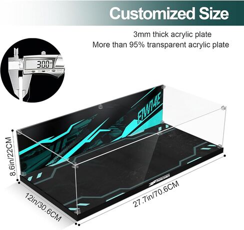 Clear Acrylic Display Case for Lego 42141 McLaren Formula 1 Race Car– Dust-Proof Protective Showcase Box (Lego Set NOT Included) in Saudi Arabia