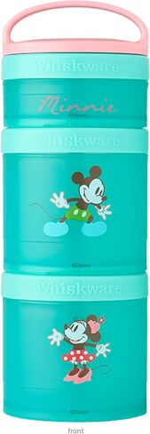 Whiskware Disney Mickey Mouse and Friends Cackable Cacking Conclers for Babies و Loiddlers و Kids ، 3 أكواب للوجبات الخفيفة القابلة للتكديس للمدرسة والسفر ، ودية من أصحاب الكأس ، ميكي وميني! البيسبول! in Kuwait