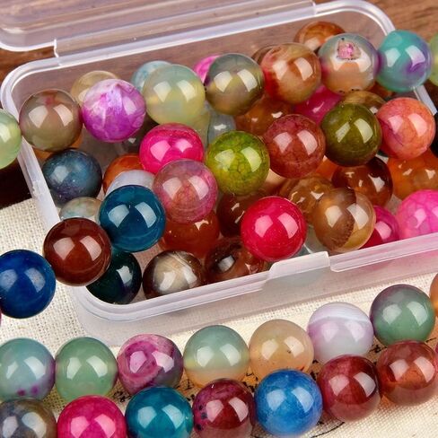 Cutefox Turquoise Beads for Jewelry Making Irregular Chip Stone Beads, 5-9mm Gemstone Crystal Loose Beads, 4 Style Sizes for DIY Jewelry Making (Turquoise Blue with Box 240 Pcs) in Saudi Arabia