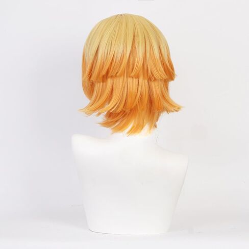 Tokitou Muichirou Cosplay Wig Includes Wigs Cap Tattoo stickers Anime Cosplay Wigs for Halloween Party (Style 1) in Saudi Arabia