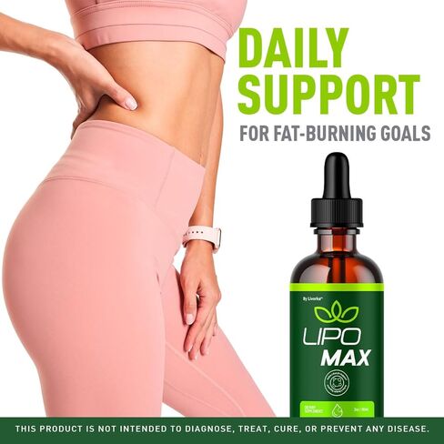 Lipo Max Plus - Official Lipo Max Plus Drops Liquid Premium Advanced Formula Natural Support, LipoMax Plus Supplement for Overall Health & Wellness Vitamin Droppers, 1 Bottle for 1 Month in Kuwait