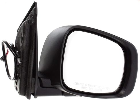 Kool Vue Passenger Side Power Heated Mirror for Dodge Grand Caravan 2008-2019 Manual Fold Without Signal Light & Memory Textured in Saudi Arabia