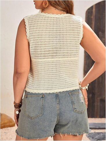 Verdusa Women's Button Front Vest V Veal Conclessing Cont in Saudi Arabia