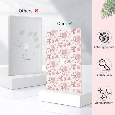 Seorsok Compatible with MacBook Pro 13 inch Case M2 2023,2022,2021-2016 A2338 M1 A2251 A2159 A1989 A1708 A1706,Cute Pink Retro Checkered Aesthetic Plastic Hard Case&Transparent Keyboard Cover,Pink in Saudi Arabia