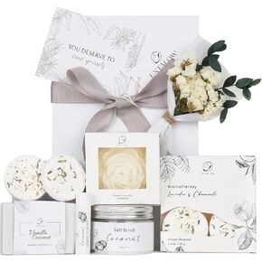 Spa Gifts for Women Christmas Gifts Jasmine Bath Gift Baskets Relaxing Self Care Gift for Mom Her Sister Wife Auntie Home Bath Care Package Thank You Gift Birthday Gift Friendship Ideas in Saudi Arabia