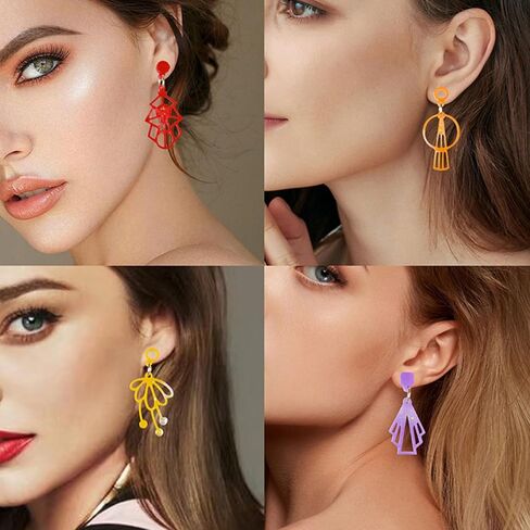 Halloween Resin Earring Molds with Hole,Unique Skull Bat Cross Molds Halloween Silicone Molds for Epoxy Resin Casting Clay, DIY Craft Decor Accessories in Kuwait