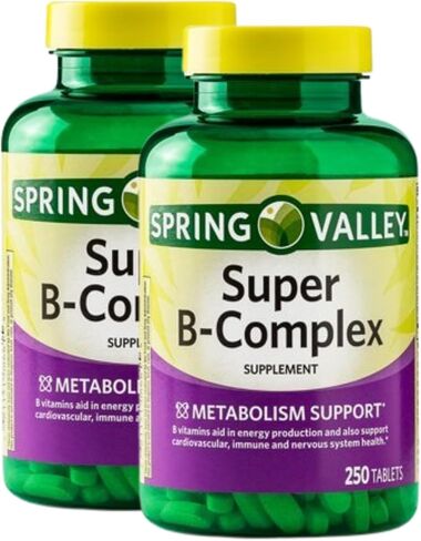 Super Vitamin B Complex Tabletse Fyletary ، B Complex - 250 Count + 7 Days Pill Serventizer (Pack of 2) in Kuwait