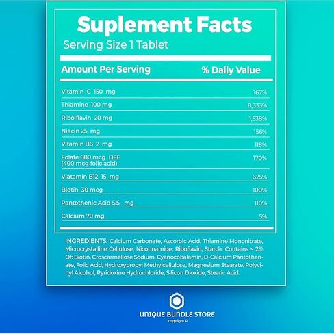 Super Vitamin B Complex Tabletse Fyletary ، B Complex - 250 Count + 7 Days Pill Serventizer (Pack of 2) in Kuwait