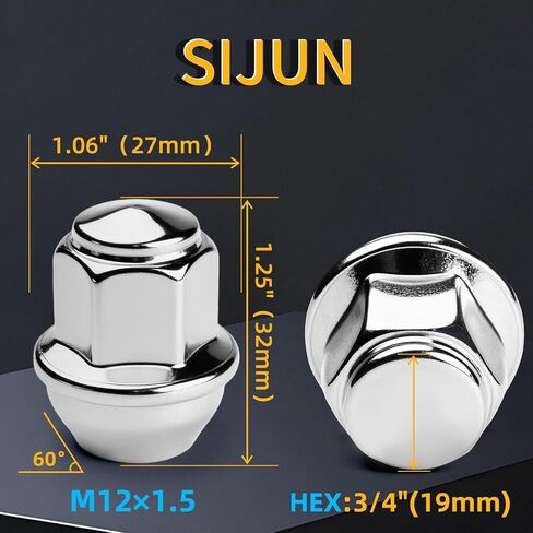 14x1.5 Lug Nuts M14x1.5 Lug Nuts Set for 2017-2024 Ford F250 F350 13/16" Hex M14-1.5 f250 Accessories,f350 Super Duty Accessories, Truck Nuts,HCPZ-1012-B HCPZ-1012-A,32PCS in Saudi Arabia