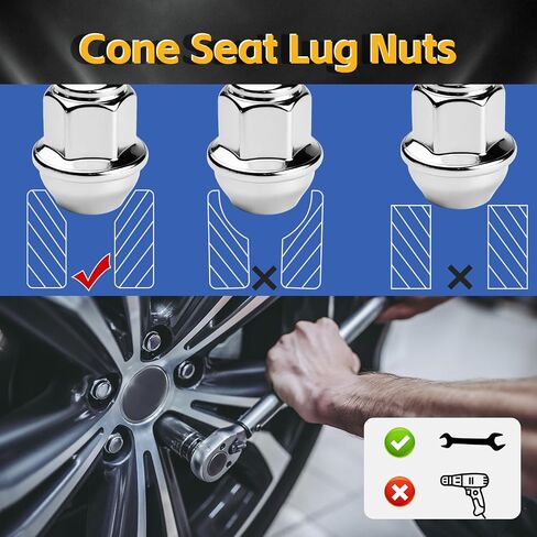 14x1.5 Lug Nuts M14x1.5 Lug Nuts Set for 2017-2024 Ford F250 F350 13/16" Hex M14-1.5 f250 Accessories,f350 Super Duty Accessories, Truck Nuts,HCPZ-1012-B HCPZ-1012-A,32PCS in Saudi Arabia