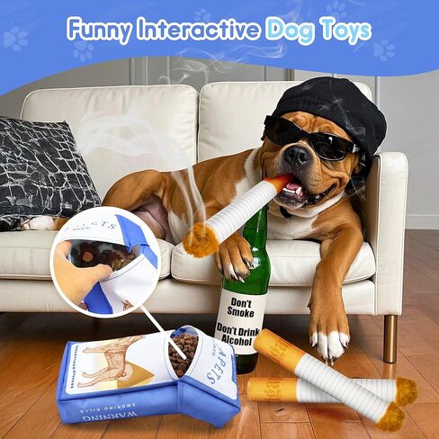 لعبة Homrich Dog Toy كبيرة ، ألعاب Dog Dog تفاعلية كبيرة ، 3 عبوات ، تلاعب نفخة مع صندوق ، ألعاب Pet Squeak للمتوسطة والصغيرة والكبيرة ، المحشوة بارد لعيد ميلاد الكلاب in Kuwait