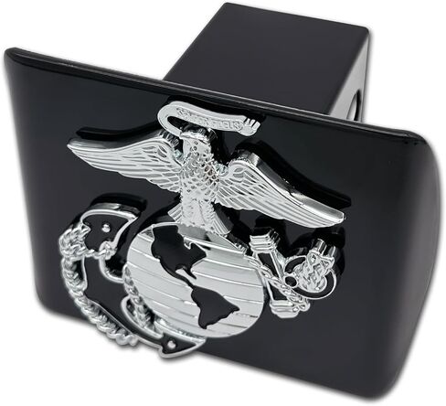 Elektroplate Officially Licensed U.S. Marine Corps Premium Anchor All Metal Chrome Hitch Cover for Trucks and SUVs | Fits Standard 2" Trailer Hitch Receivers | Premium Weatherproof in Saudi Arabia
