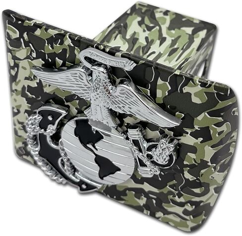 Elektroplate Officially Licensed U.S. Marine Corps Premium Anchor All Metal Chrome Hitch Cover for Trucks and SUVs | Fits Standard 2" Trailer Hitch Receivers | Premium Weatherproof in Saudi Arabia