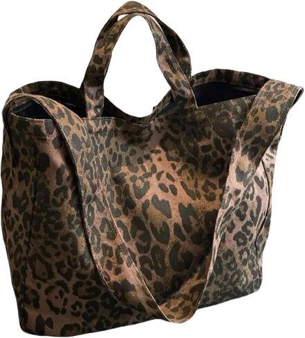 1 piece leopard print, cheetah print bag, leopard print tote bag, crossbody bag, jacquard tote bag,cheetah print gifts for women in Saudi Arabia