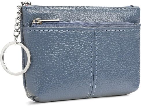SENDEFN Women's Leather Coin Purse Small Pouch Change Wallet with Keychain in Saudi Arabia