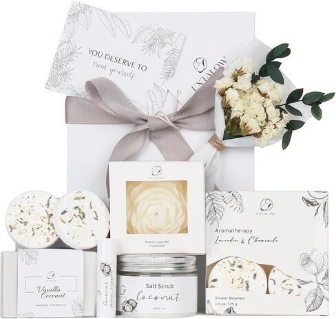Spa Gifts for Women Christmas Gifts Jasmine Bath Gift Baskets Relaxing Self Care Gift for Mom Her Sister Wife Auntie Home Bath Care Package Thank You Gift Birthday Gift Friendship Ideas in Saudi Arabia