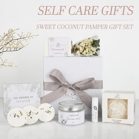 Spa Gifts for Women Christmas Gifts Jasmine Bath Gift Baskets Relaxing Self Care Gift for Mom Her Sister Wife Auntie Home Bath Care Package Thank You Gift Birthday Gift Friendship Ideas in Saudi Arabia