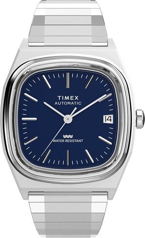 Timex Men's E Line Reissue 34mm Watch - Stainless Steel Expansion Band Champagne Dial Gold-Tone Case in Saudi Arabia
