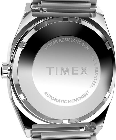Timex Men's E Line Reissue 34mm Watch - Stainless Steel Expansion Band Champagne Dial Gold-Tone Case in Saudi Arabia
