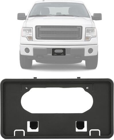 KUAFU Front Bumper Guards Pads Compatible with 2009-2014 Ford F150 Replacement for 9L3Z17E810B FO1053100 Left Driver and Right Passenger Bumper Trim Set Molding Insert Cap Black in Saudi Arabia