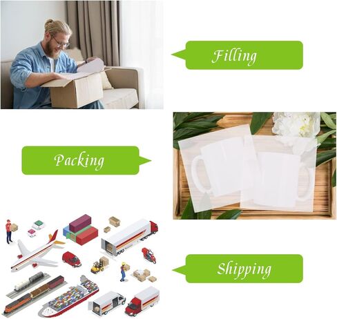 مستلزمات متحركة ، ألواح لف رغوة وسادة 200pack ، مستلزمات التعبئة للتحرك ، التعبئة ، النقل والتخزين ، ملصقات 60 فراجيل عرضية in Kuwait