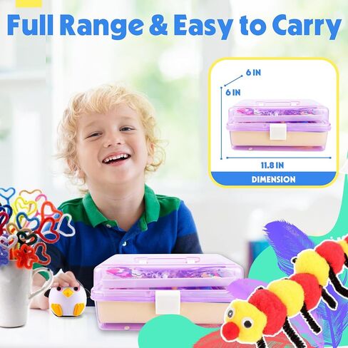 Smilesskiddo Arts Craft Craft Supplies للأطفال - 1100+ PCS Toddler DIY Craft Art Supper in Kuwait