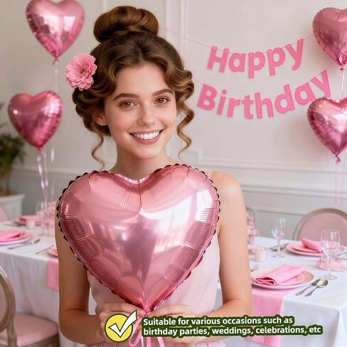 12 PCS 18 بوصة بالونات احباط القلب الأحمر ، والبالونات هيلوم لوف هيلوم لحفل زفاف ، وحفل عيد ميلاد ، وعيد الحب ، وحفل الذكرى السنوية ، وديكورات استحمام الطفل in Saudi Arabia