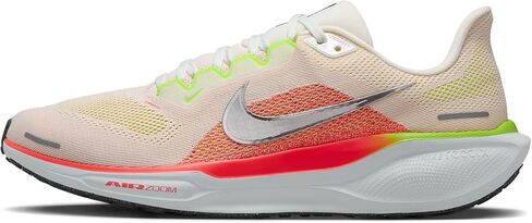 Nike Pegasus 41 Women's Road Running Shoes (FD2723-100 ، Summit White/Bright Crimson/Glacier Blue/Chrome) Size 5 in Saudi Arabia
