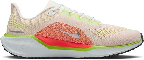 Nike Pegasus 41 Women's Road Running Shoes (FD2723-100 ، Summit White/Bright Crimson/Glacier Blue/Chrome) Size 5 in Saudi Arabia
