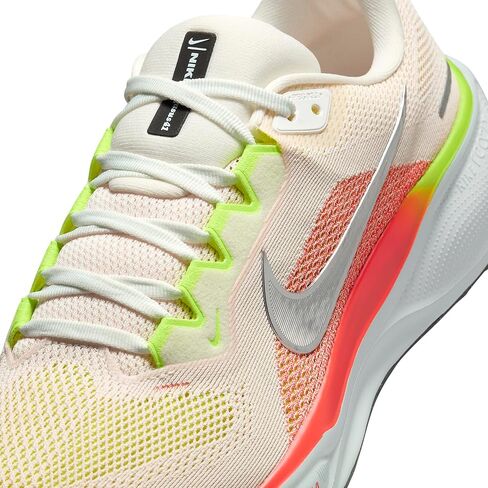Nike Pegasus 41 Women's Road Running Shoes (FD2723-100 ، Summit White/Bright Crimson/Glacier Blue/Chrome) Size 5 in Saudi Arabia