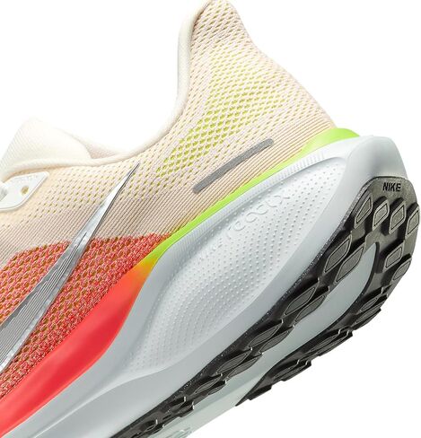 Nike Pegasus 41 Women's Road Running Shoes (FD2723-100 ، Summit White/Bright Crimson/Glacier Blue/Chrome) Size 5 in Saudi Arabia