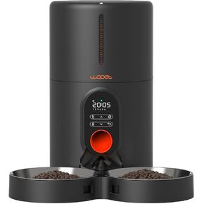 WOPET Automatic Cat Feeder with Camera for Two Cats, 5G WiFi Dog Feeder, 1080p HD Automatic Pet Feeder with Night Vision for Cat & Dog, SD Card Storage & 2-Way Audio in Kuwait