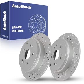 AutoShack Brake Rotors Rear Brake Rotor Replacement Kit for 2005-2016 Honda CR-V 2007-2018 Acura RDX 2.3L 2.4L 3.5L V6 4WD AWD FWD R41374PR in Kuwait