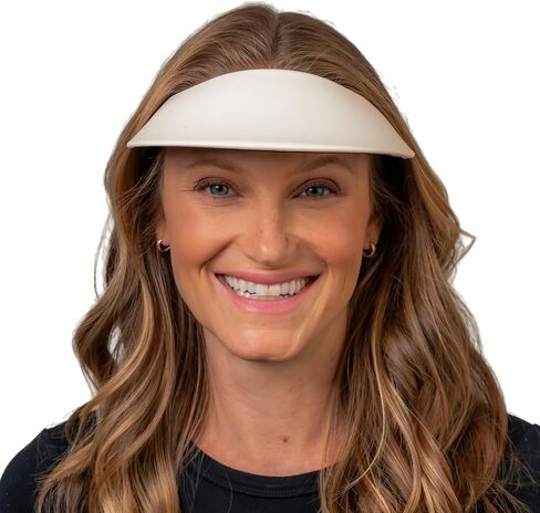 No Headache Sun Visors for Women | Round Brim Golf & Tennis Visor | Stylish & Lightweight Visor Hats for Women | Comfortable Sun Visors for Outdoor Sports & Travel | Baby Pink in Saudi Arabia