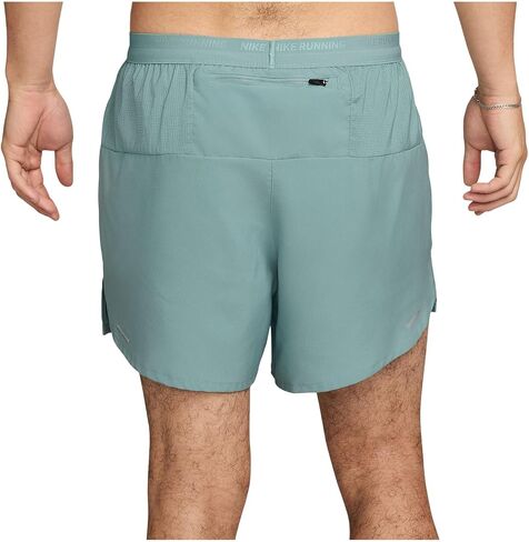 Nike Stride Men's Dri-FIT 5" 2-in-1 Running Shorts (Black/Black/Black, FN2992-010) Size Medium in Saudi Arabia
