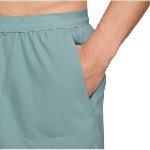 Nike Stride Men's Dri-FIT 5" 2-in-1 Running Shorts (Black/Black/Black, FN2992-010) Size Medium in Saudi Arabia