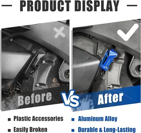 Parking Brake Lever for Ryker Billet Aluminum Brake Lock Handle Lever for Can-Am Ryker ACE 600/900 / Rally Edition/Sport 2015-2025 (Silver) in Kuwait