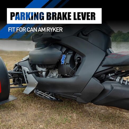 Parking Brake Lever for Ryker Billet Aluminum Brake Lock Handle Lever for Can-Am Ryker ACE 600/900 / Rally Edition/Sport 2015-2025 (Silver) in Kuwait