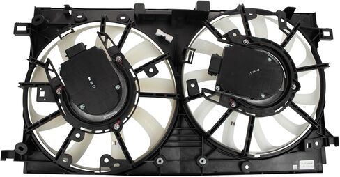 TRQ Radiator Cooling Fan Assembly Compatible with 2020-2023 BMW X5 X6 2020-2022 X7 BM3115151 in Saudi Arabia