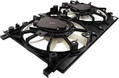 TRQ Radiator Cooling Fan Assembly Compatible with 2020-2023 BMW X5 X6 2020-2022 X7 BM3115151 in Saudi Arabia