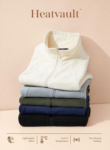 Dokotoo للسيدات الكامل Zip Polar Fleece Stest دافئ شتاء أكمام كارديجان طوق طوق شيربا معطف معطف مع جيب in Saudi Arabia