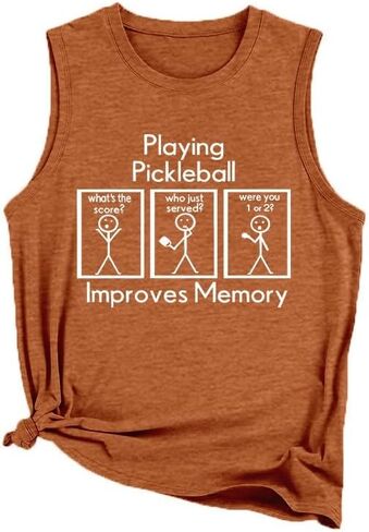 Women It’s a Good Day to Play Pickleball Tank Top Cute Pickleball Lover Vest Shirt Summer Casual Sport Sleeveless Top in Saudi Arabia