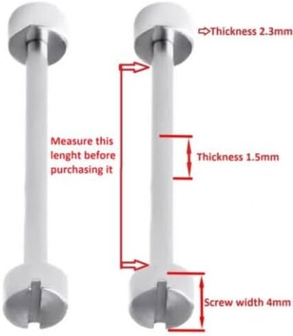 Ewatchparts 2 Pcs 16,18,20,22,24,26,28,30mm Tube & Screw Pin Compatible with Invicta Watch Band Strap Stainless Steel in Saudi Arabia