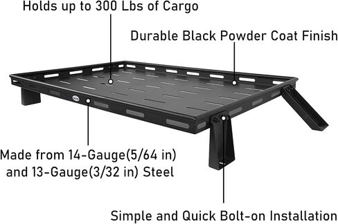 HOOKE ROAD TJ/YJ TRANK CARGON SARGER TRAY FOR 1987-2006 JEEP WRANGLER in Kuwait