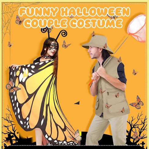 17 PCS Halloween زوجين زوجين لفراشة البالغين وملابس العوز الفراشة الزوجين للنساء من الرجال in Kuwait