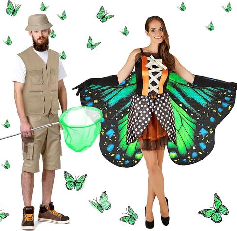 17 PCS Halloween زوجين زوجين لفراشة البالغين وملابس العوز الفراشة الزوجين للنساء من الرجال in Kuwait